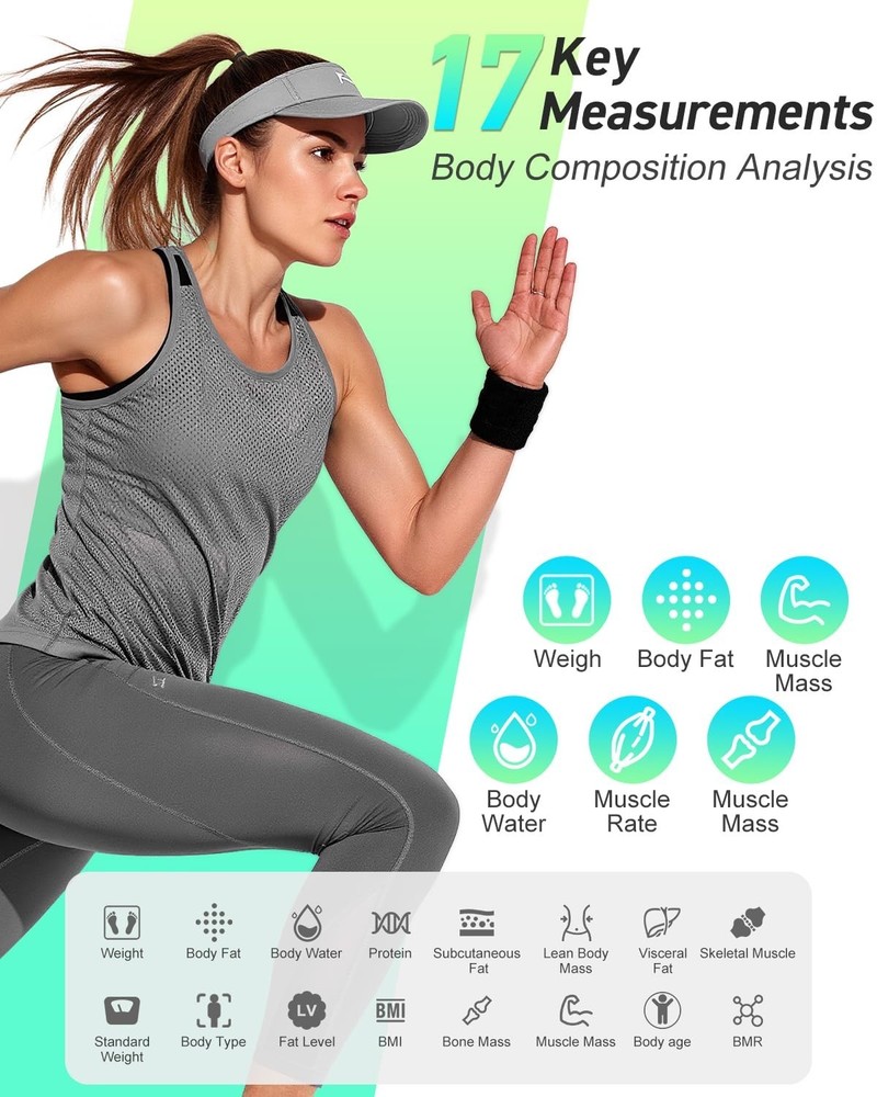 Digital Bathroom Weight Scale, 17 Body Composition