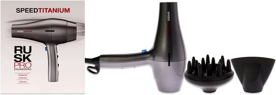 RUSK PRO Speed Titanium and Ionic Hair Dryer
