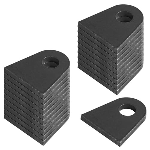 Pack Universal Weld-On Tabs, Chassis Mount Flat Tabs, 1/2" 1-7/8" Height 20