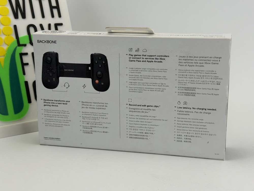 BACKBONE One - Gen 2 - Black - Lightning Port Mobile Gaming Controller, Black