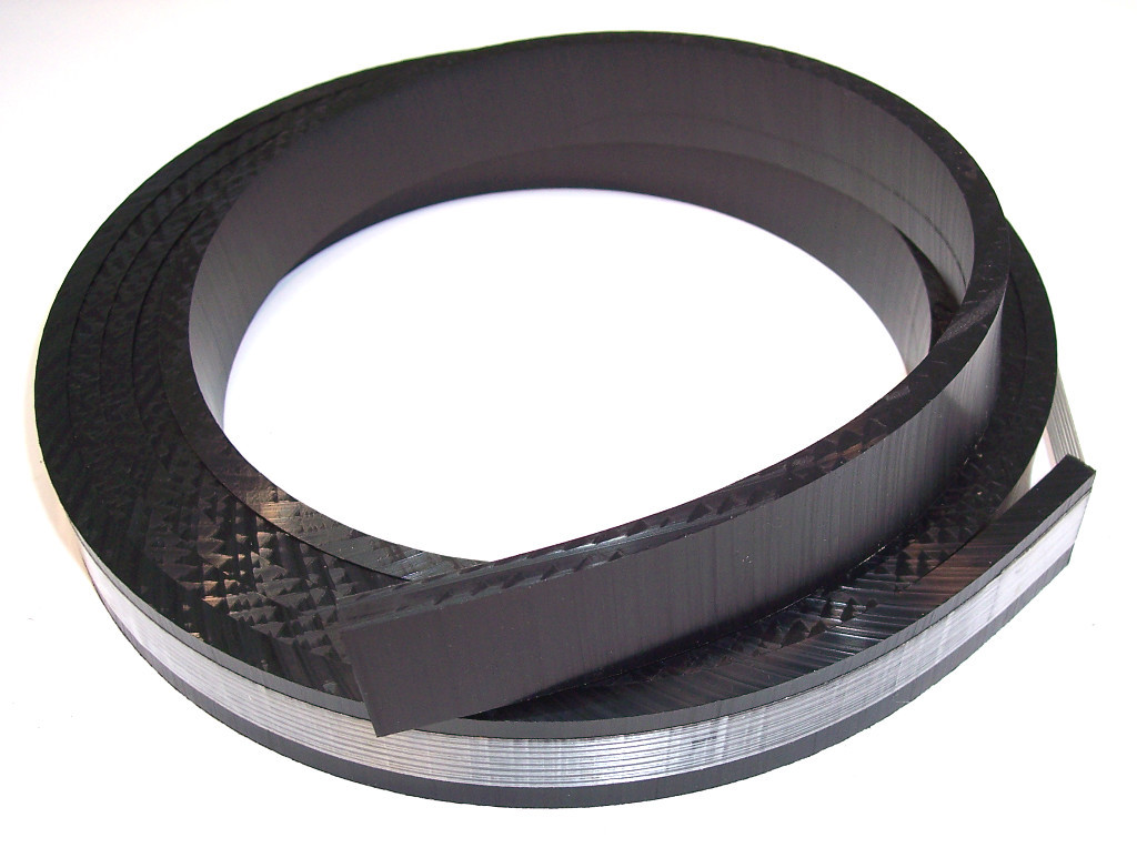 Universal plastic convertible top tacking material rear tack strip 1/4"X7/8" X8'