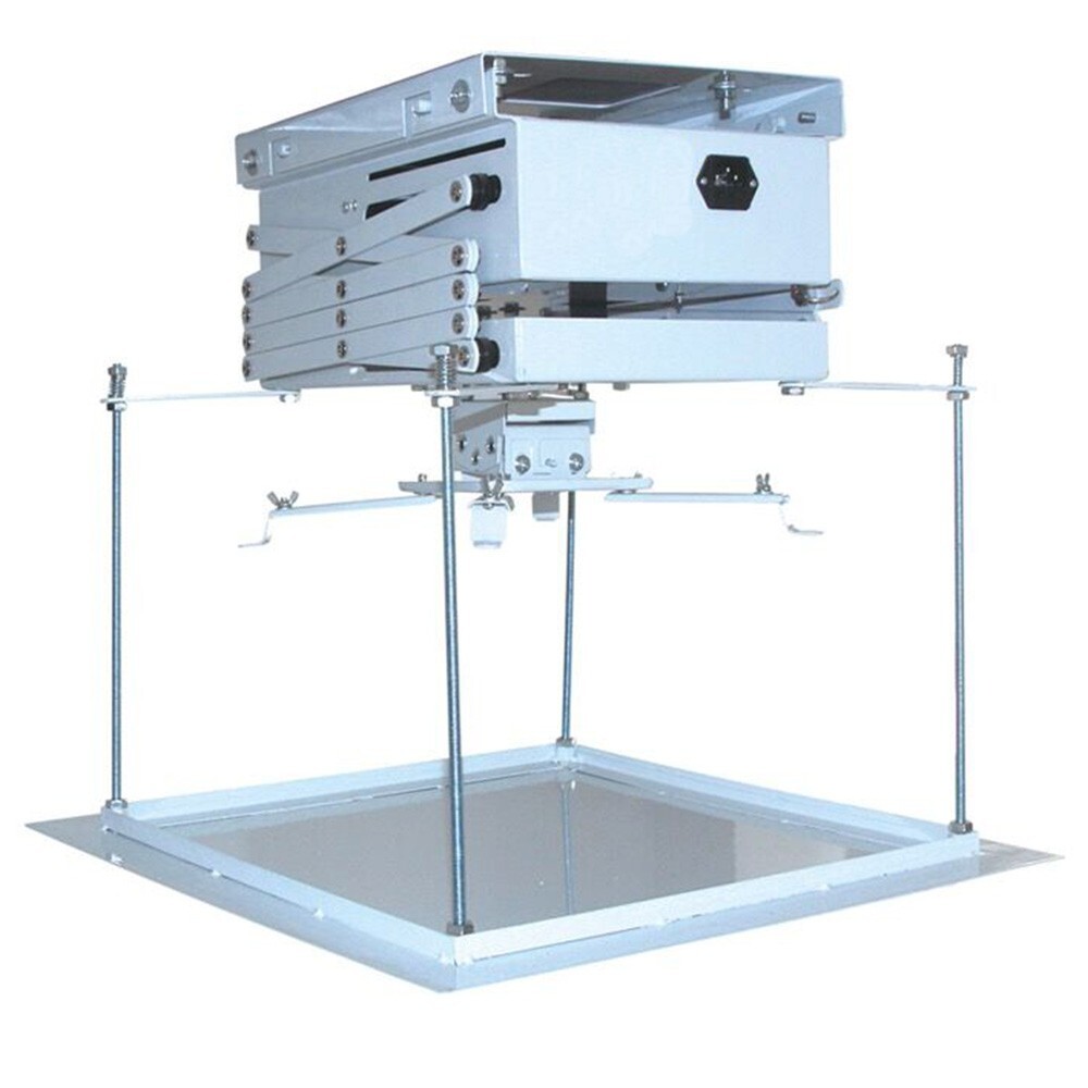 39in Electric Lift Ceiling Mounting Projector Bracket Motorized Remote Control