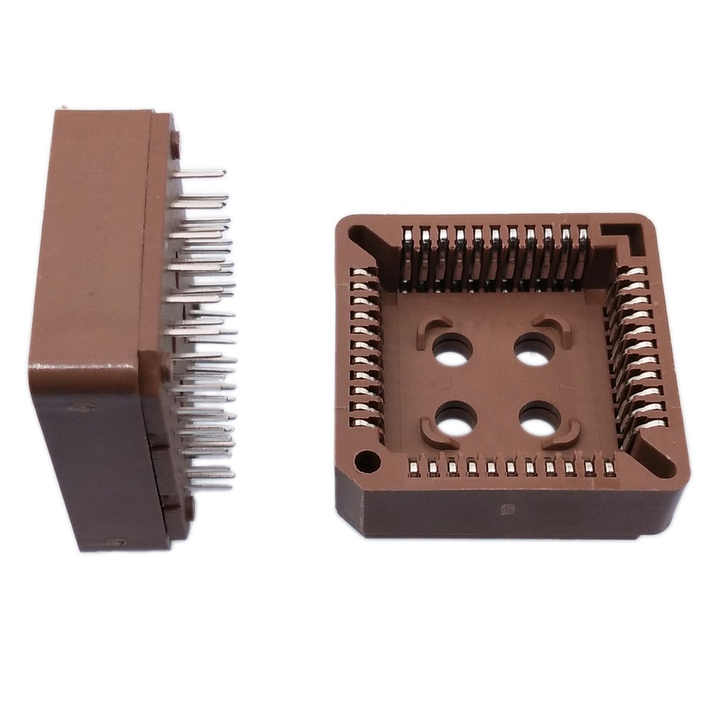 10pcs PLCC44 44 Pin 44Pin DIP IC Socket Adapter PLCC Converter