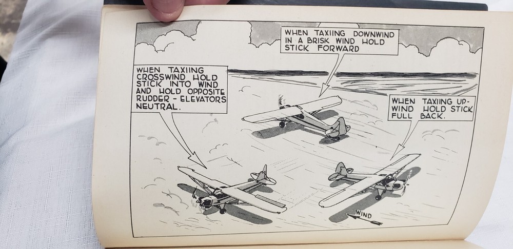 1943 WWII U.S. Naval Flight Trainee Basic Book No 1, Air Force Pilot Instruction