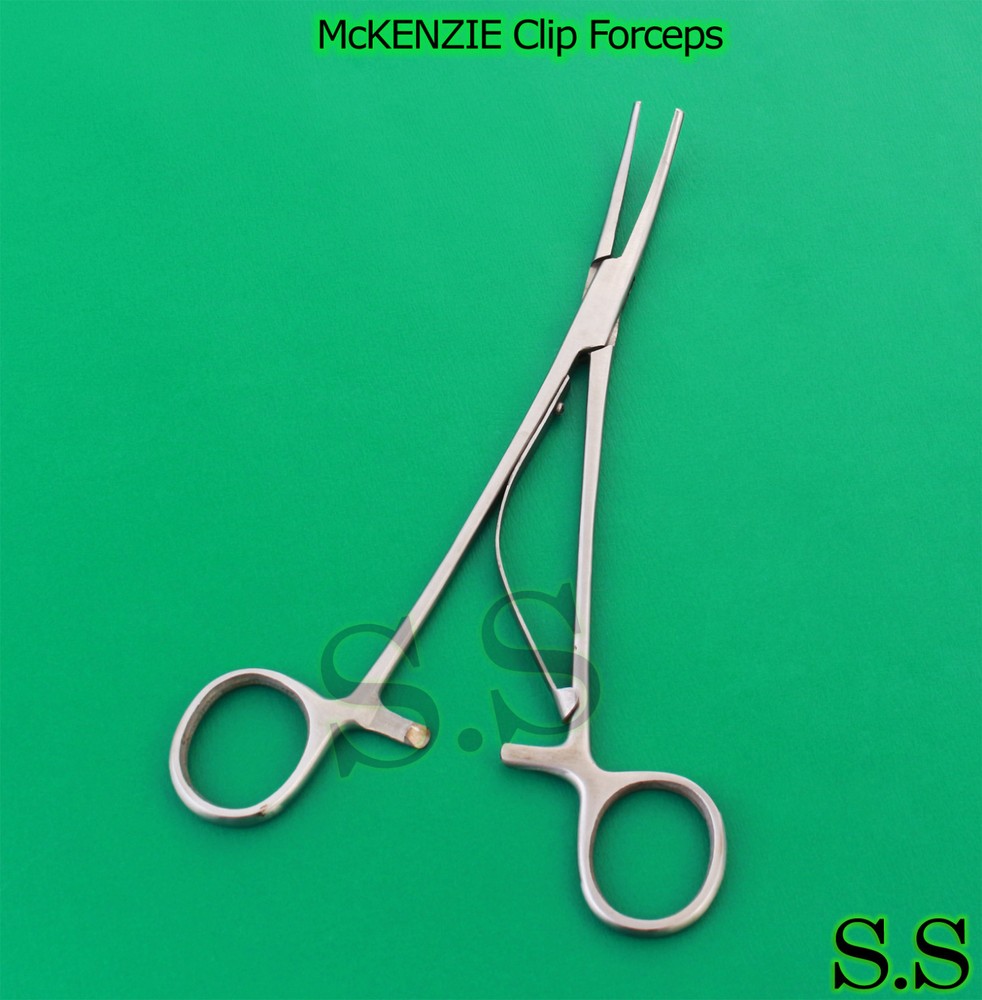 McKENZIE Clip (Applying) Introducing Forceps Surgical Instruments
