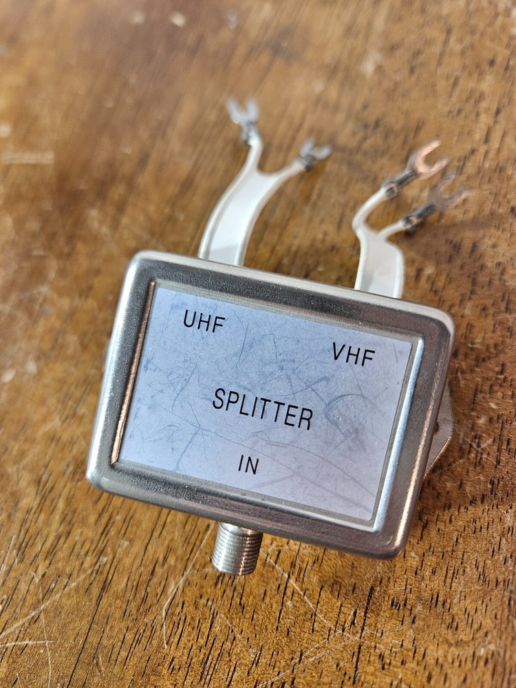 Vintage VHF UHF Cable Splitter