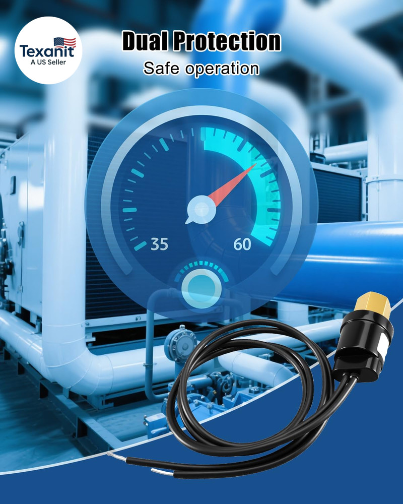 Low Pressure Switch Replace SLP3560 Suitable for Most HVAC Freezer Cold Storage
