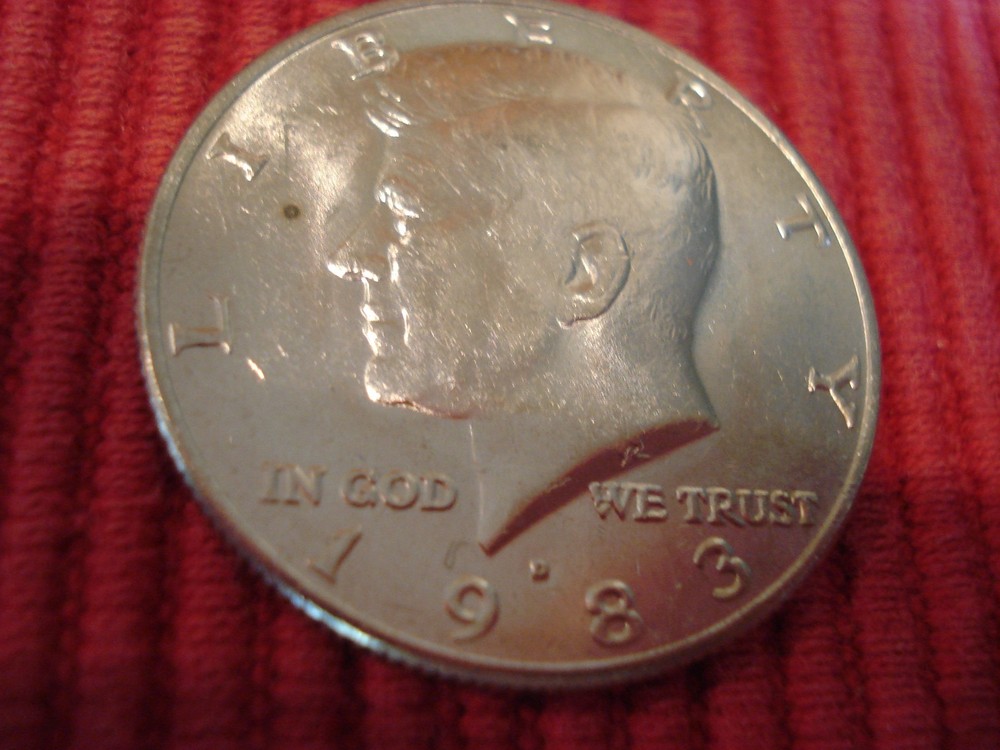 1983 D Kennedy AU Half Dollar
