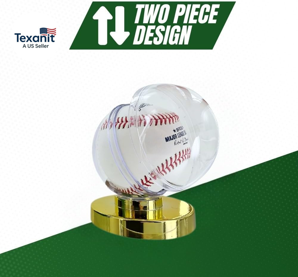 Autographed Baseball Holder Display Case – Baseball Display Case with UV Protect