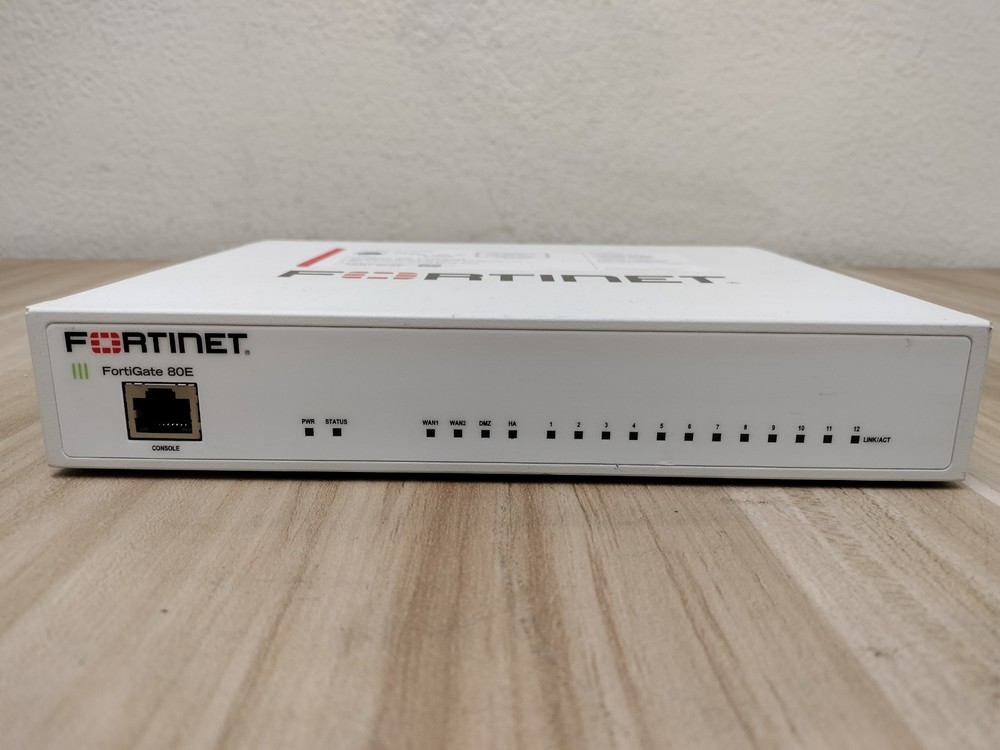 Fortinet FortiGate FG-80E Firewall Network Security Appliance | NO PWR ADAPTER