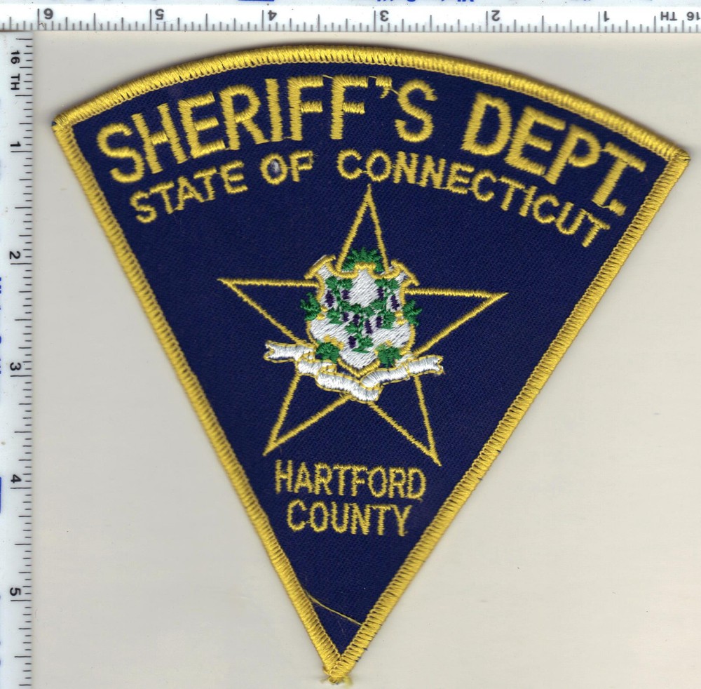 Hartford County Sheriff's Dept (Connecticut) 1st Issue Shoulder Patch from 1992