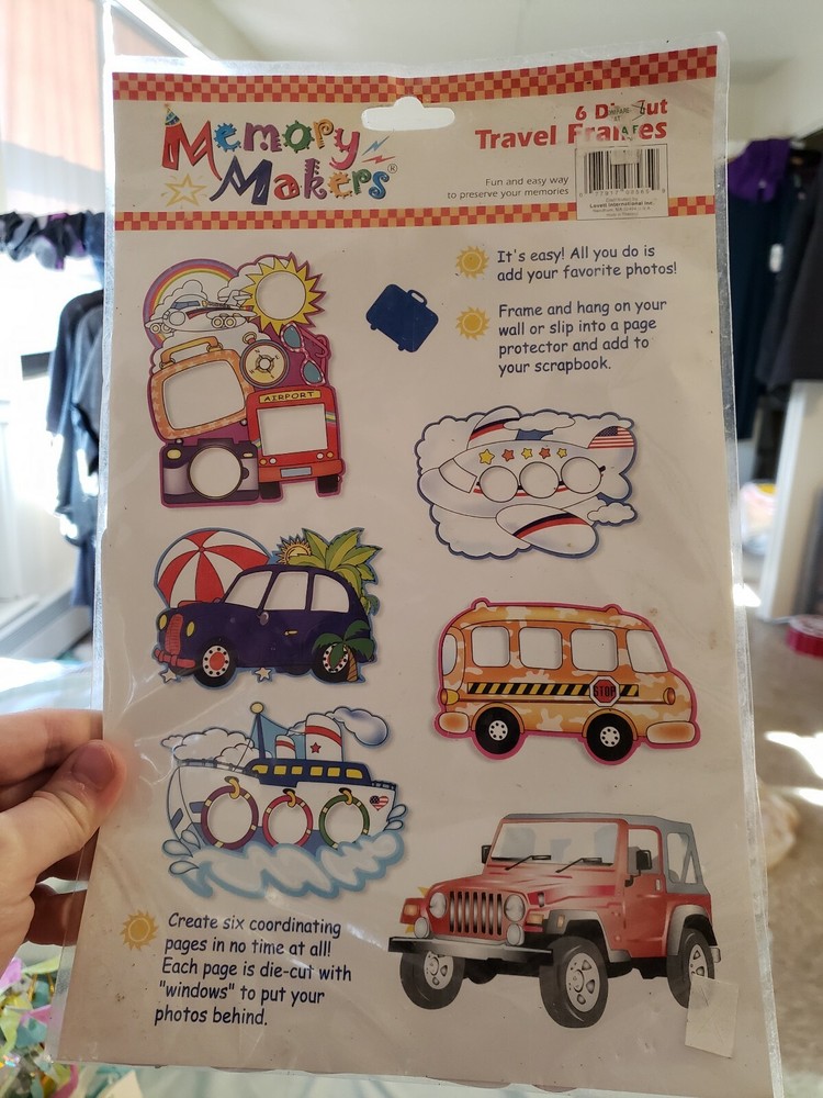Memory Makers Die Cut Frames For Travel Scrapbooking Scrapbook