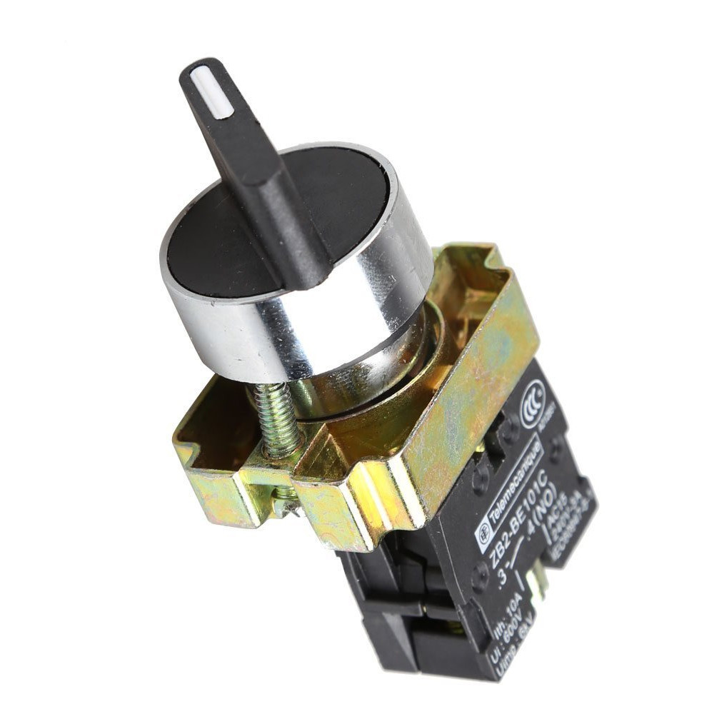 2X 10A 2 Position NO Maintained 4 Terminal Rotary Selector Switch XB2-BD21C