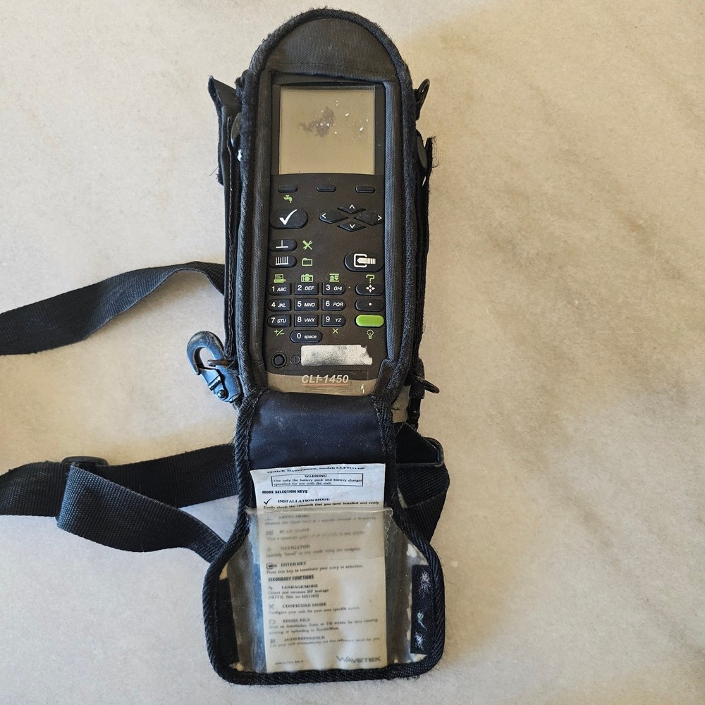 Wavetek JDSU Cli-1450 Cable TV Scanning Acterna Signal Level & Leakage Meter