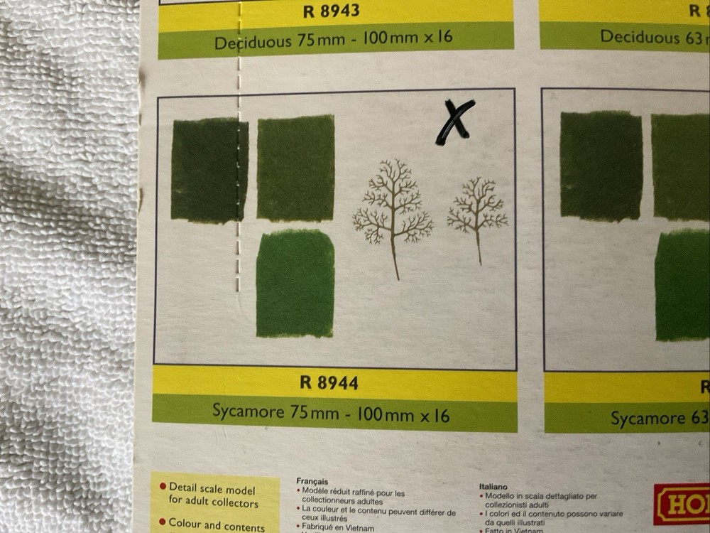 HO Foliage And Trees RF37