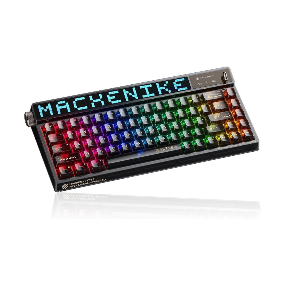 Machenike KT68 Pro Wireless Compact Mechanical Gaming Keyboard, Customizable ...