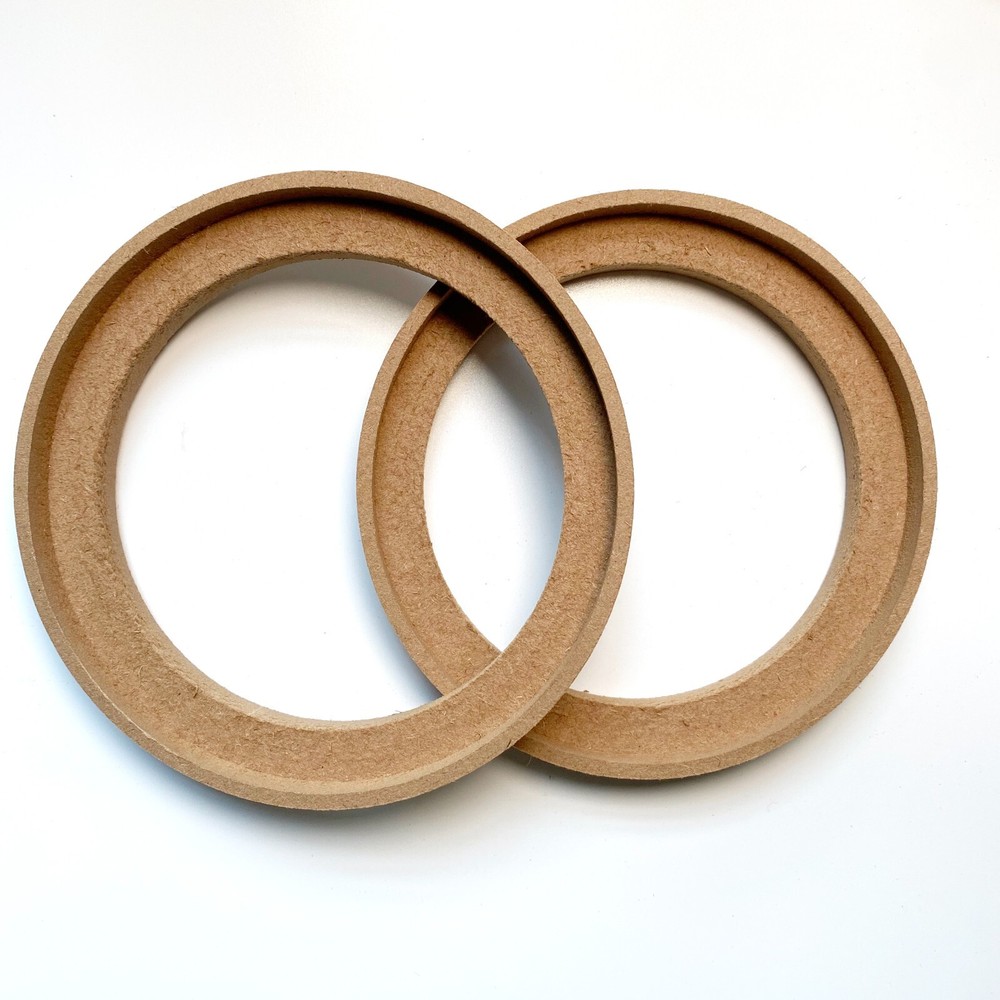 Pair 5" MDF Car Speaker Mounting Spacer Recessed Ring Mounting Depth Resolution