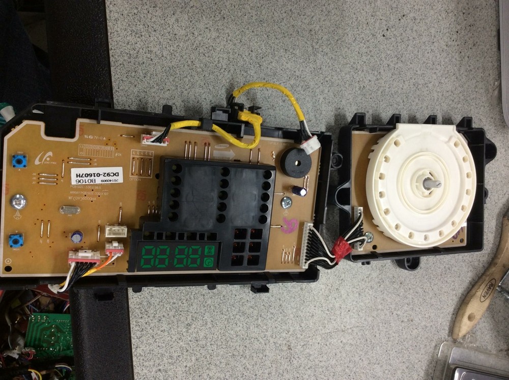 Genuine Samsung Dryer Pcb Control User Interface Board part#dc92-01607h