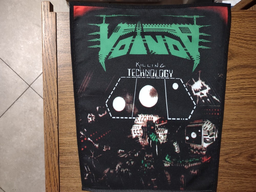 VOIVOD, KILLING TECHNOLOGY,SEW ON SUBLIMATED LARGE BACK PATCH