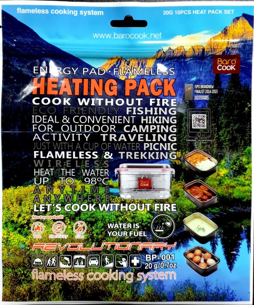 BAROCOOK Heating Pack Set, 50g x10 pcs