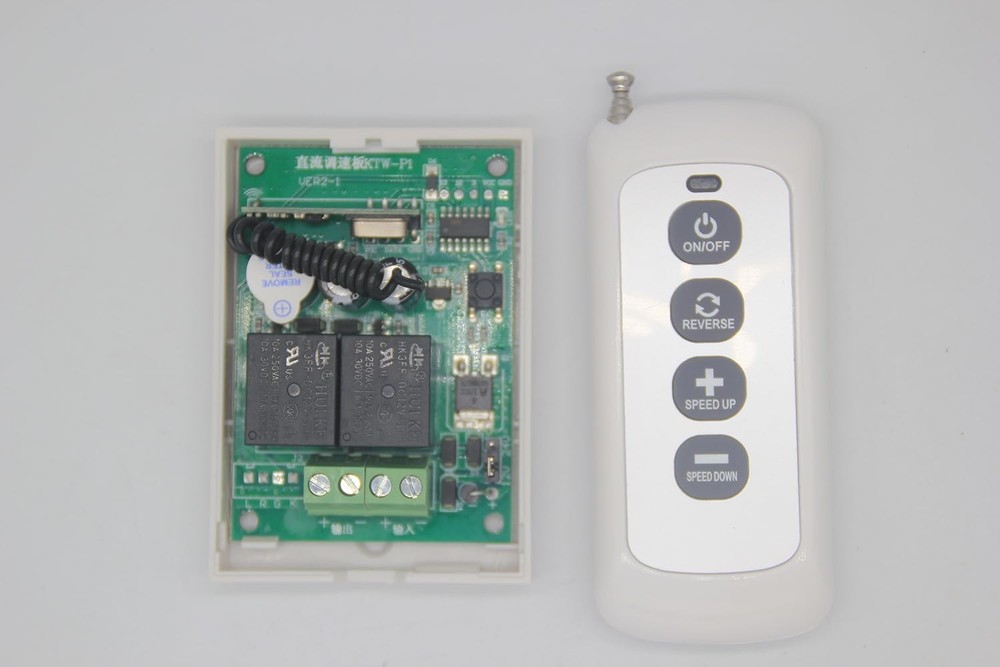 DC Motor Speed Controller with Remote Control 12V 24V PWM stepless Speed Cont...