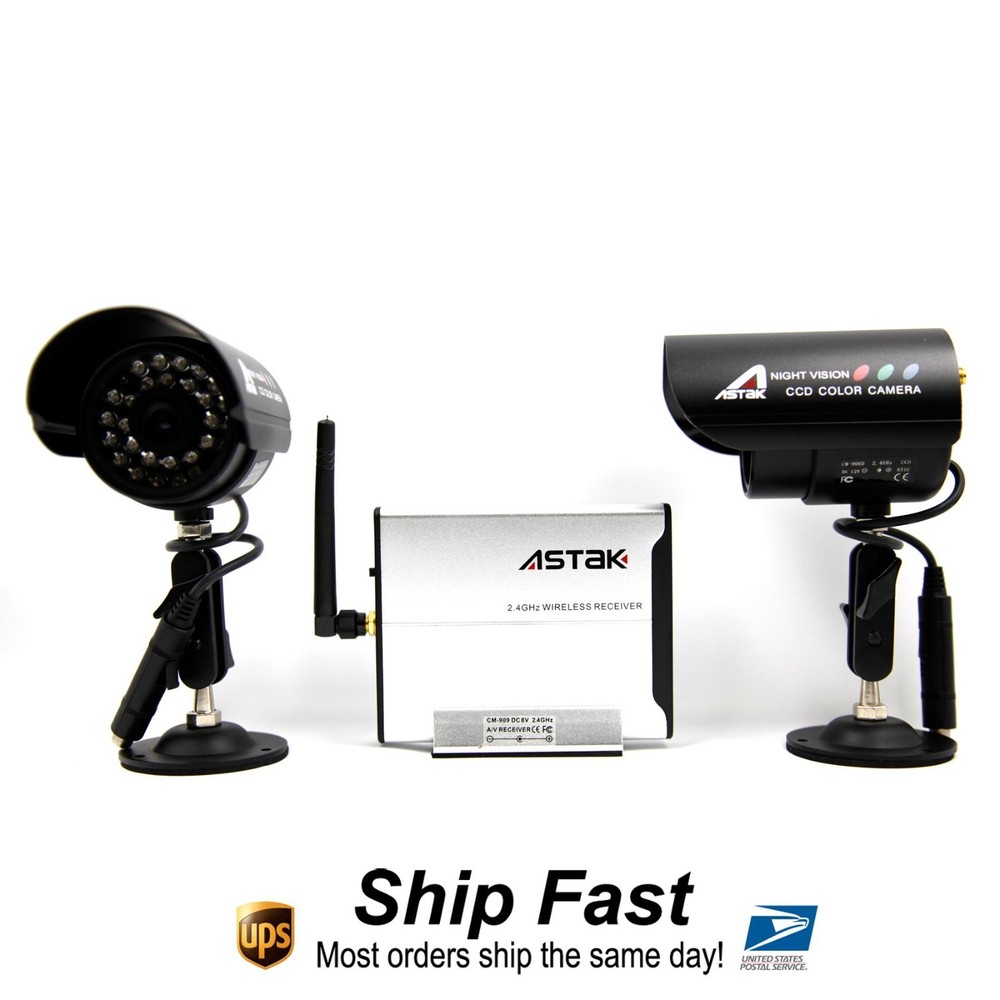 2/pics Wireless Cameras and Remote.