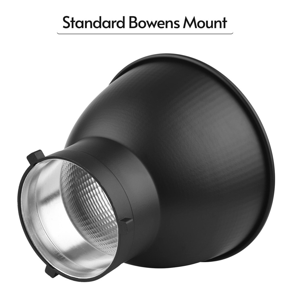 Lamp Monolight Shade Dish Bowen Mount Reflector 18cm