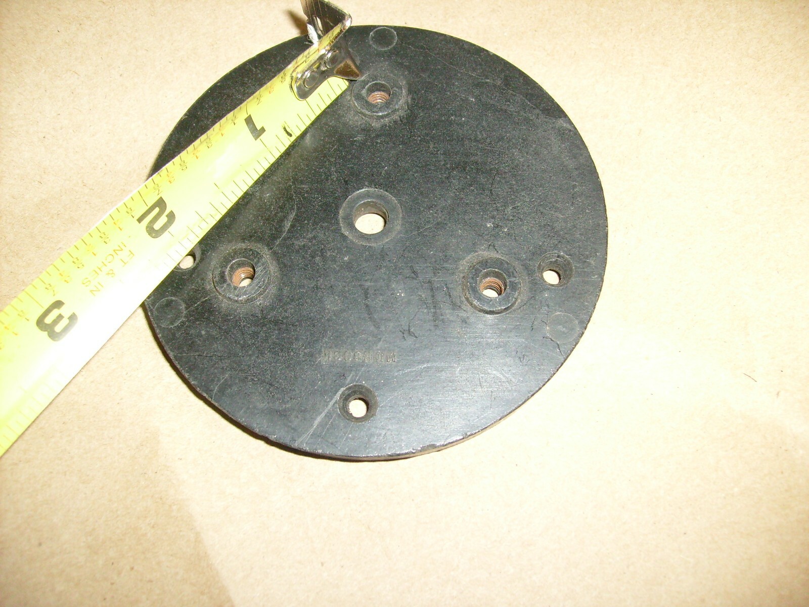 ANTIQUE MURDOCK 1920'S WIRELESS RADIO - TUNING CAPACITOR BASE PLATE