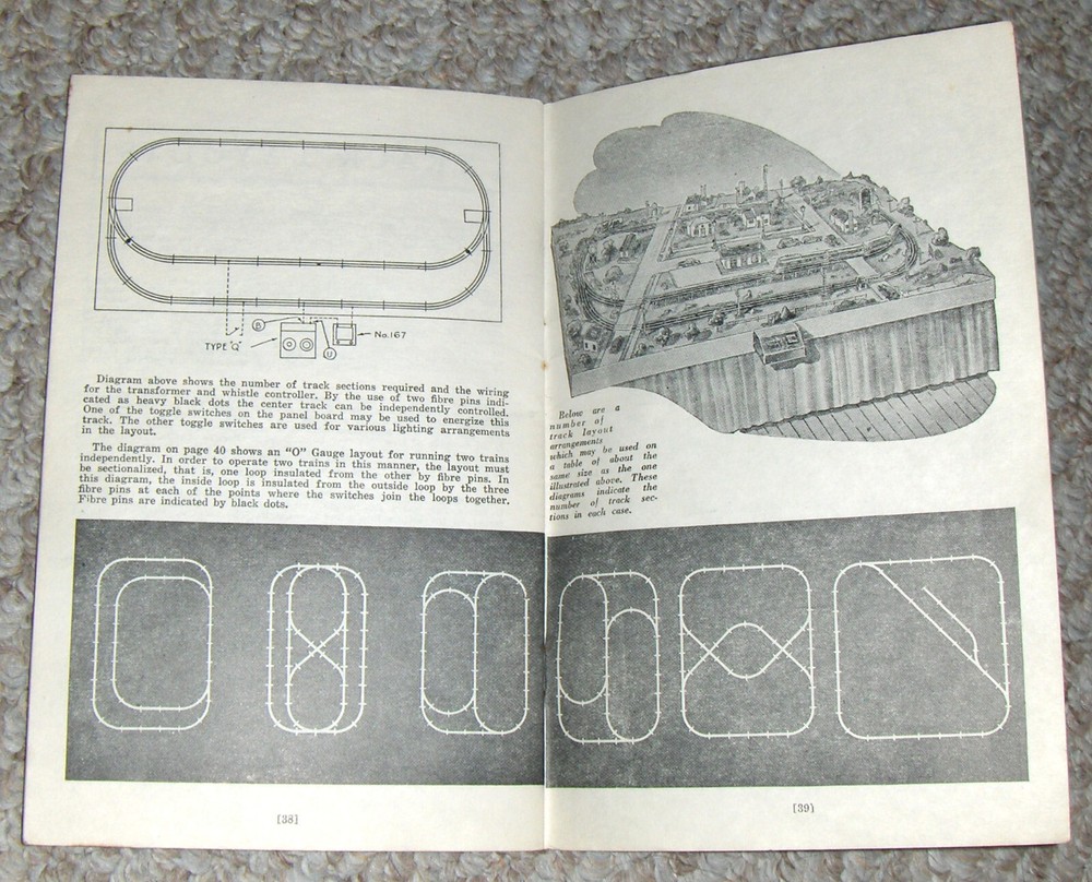c1946 LIONEL TRAINS Instructions for Assembling & Operating Manual / Book