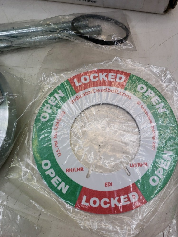 Architectural Openings restroom deadbolt 2 sided indicator RDI