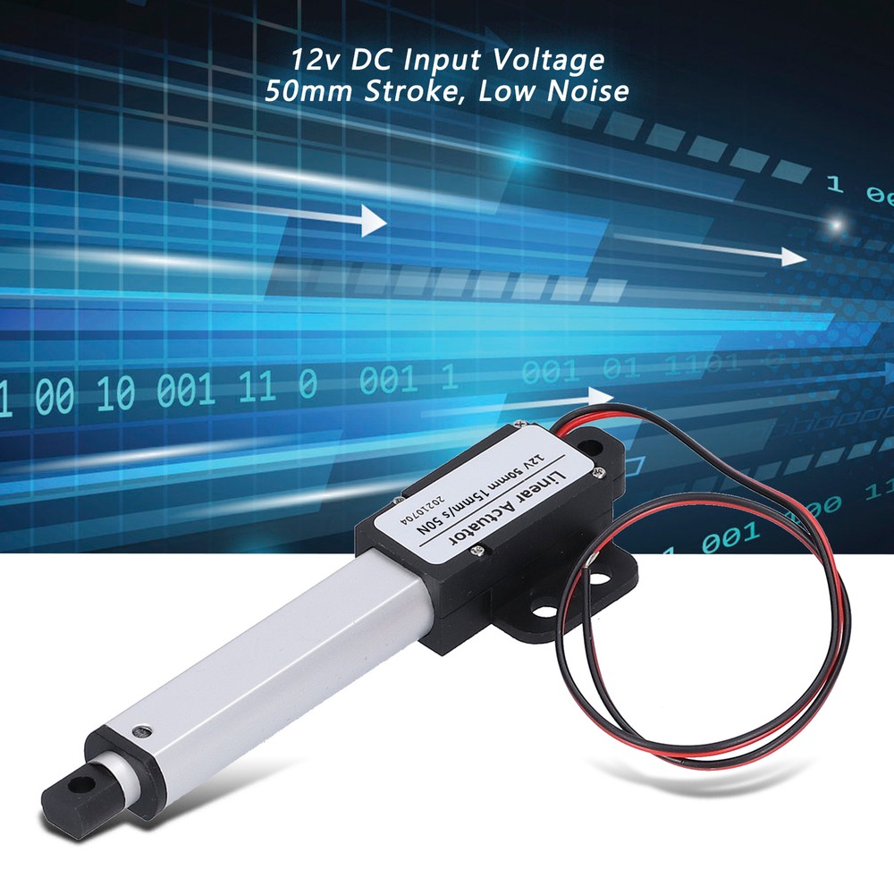 15mm/s-50N Linear Actuator 50mm 12VDC Internal Limit Switch Mini LinearActuator