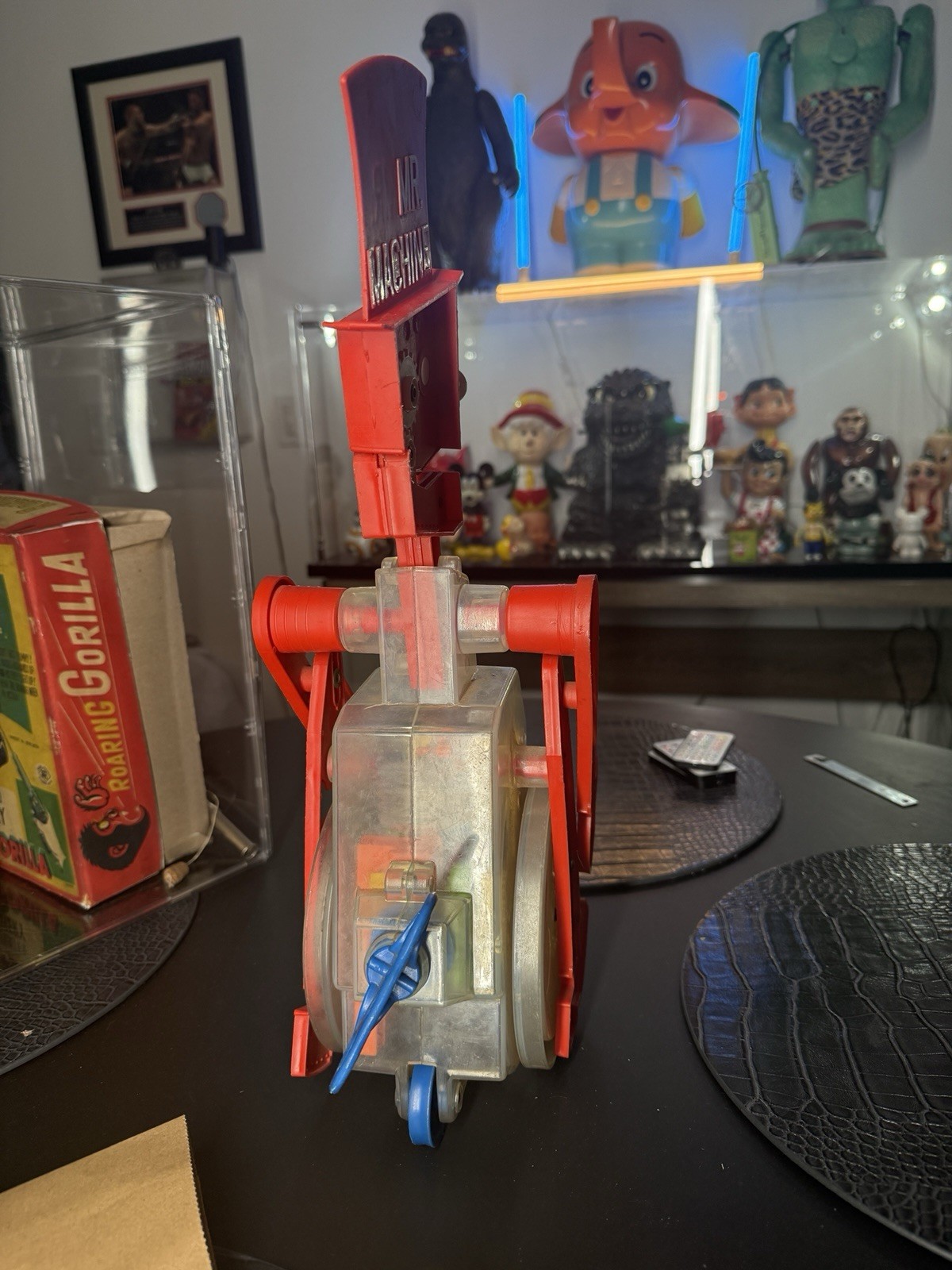 1977 MR. MACHINE Robot Ideal Toy Wind Up "Walk n Whistle"