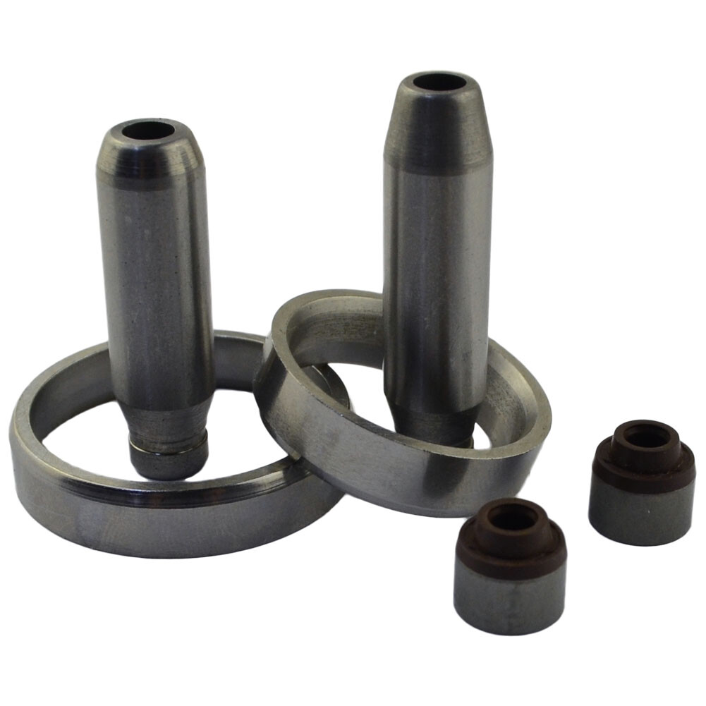 2*Intake 2*Exhaust Valves & Stem Guide Seal Kit For KAWASAKI KXF250 KX250F 04-16