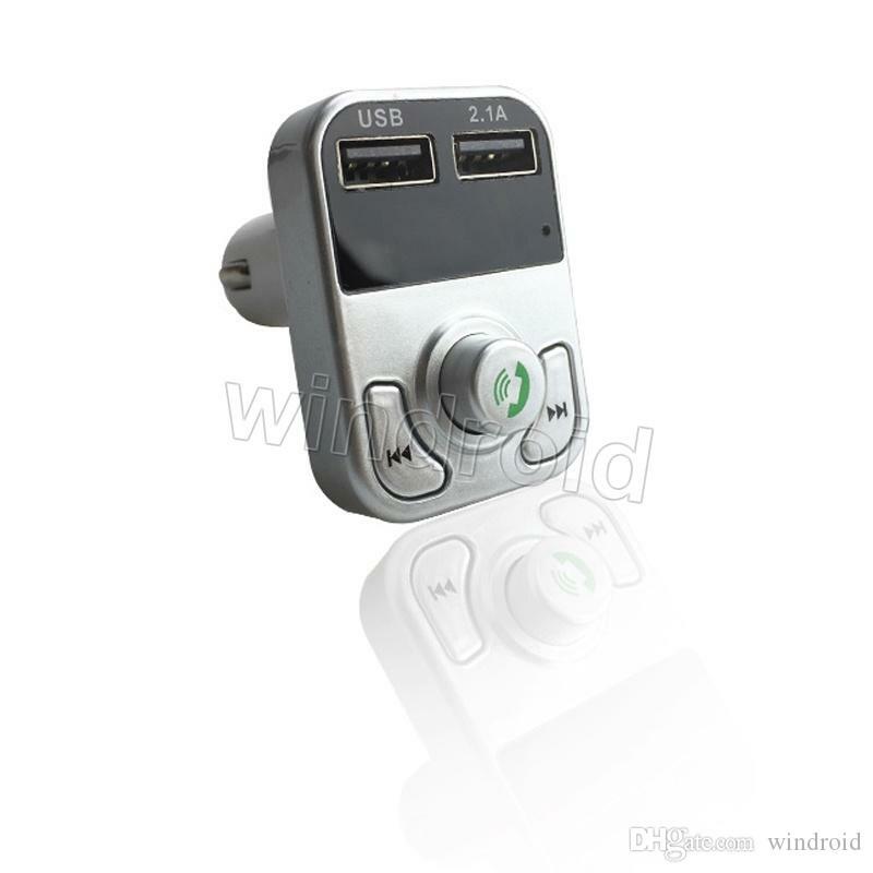Wireless In Car Bluetooth FM Transmitter MP3 Radio Adapter Car 2 USB Charger G2