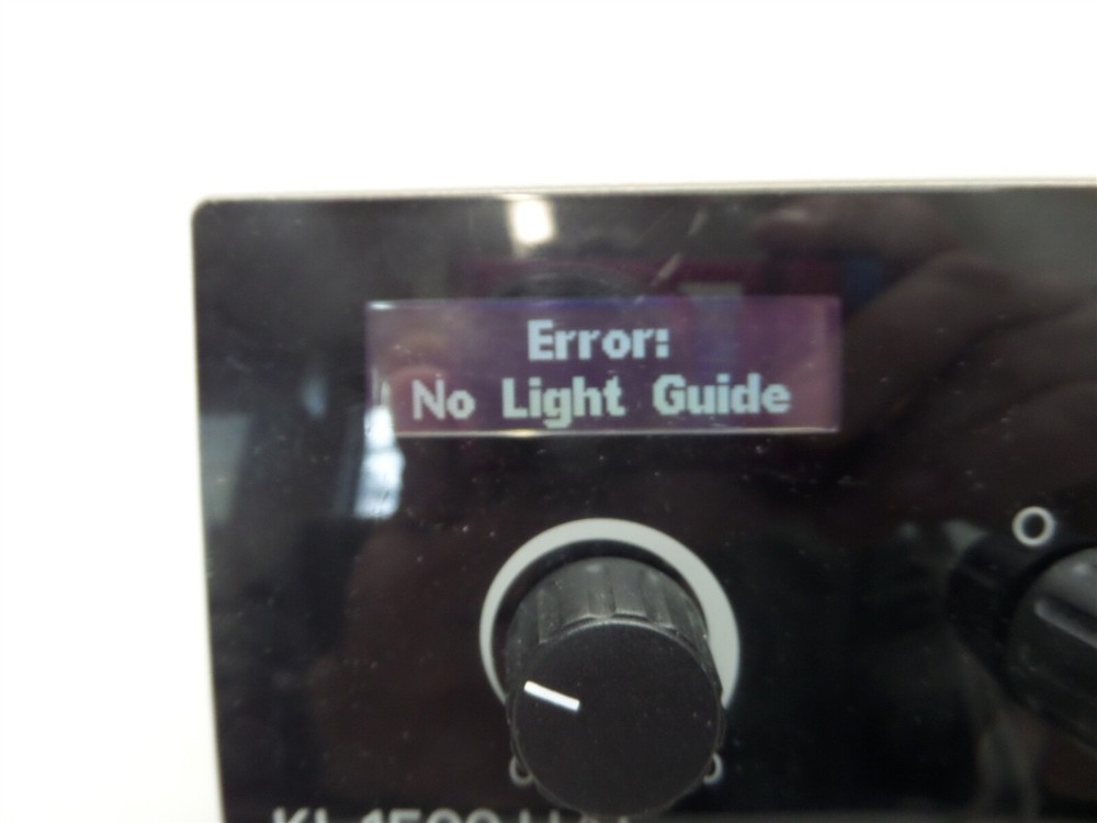 Schott KL 1500 HAL Light Source No Light Guide