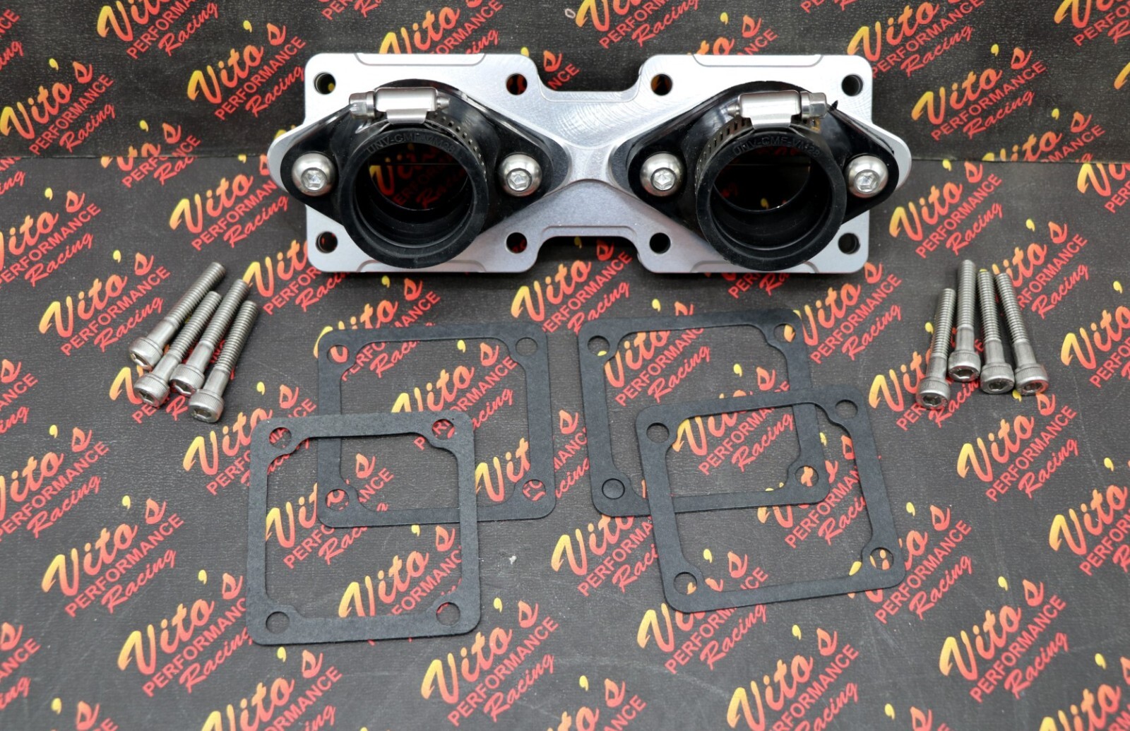 NEW Banshee BILLET aluminum crossover intakes STOCK or 28mm carbs intake boots