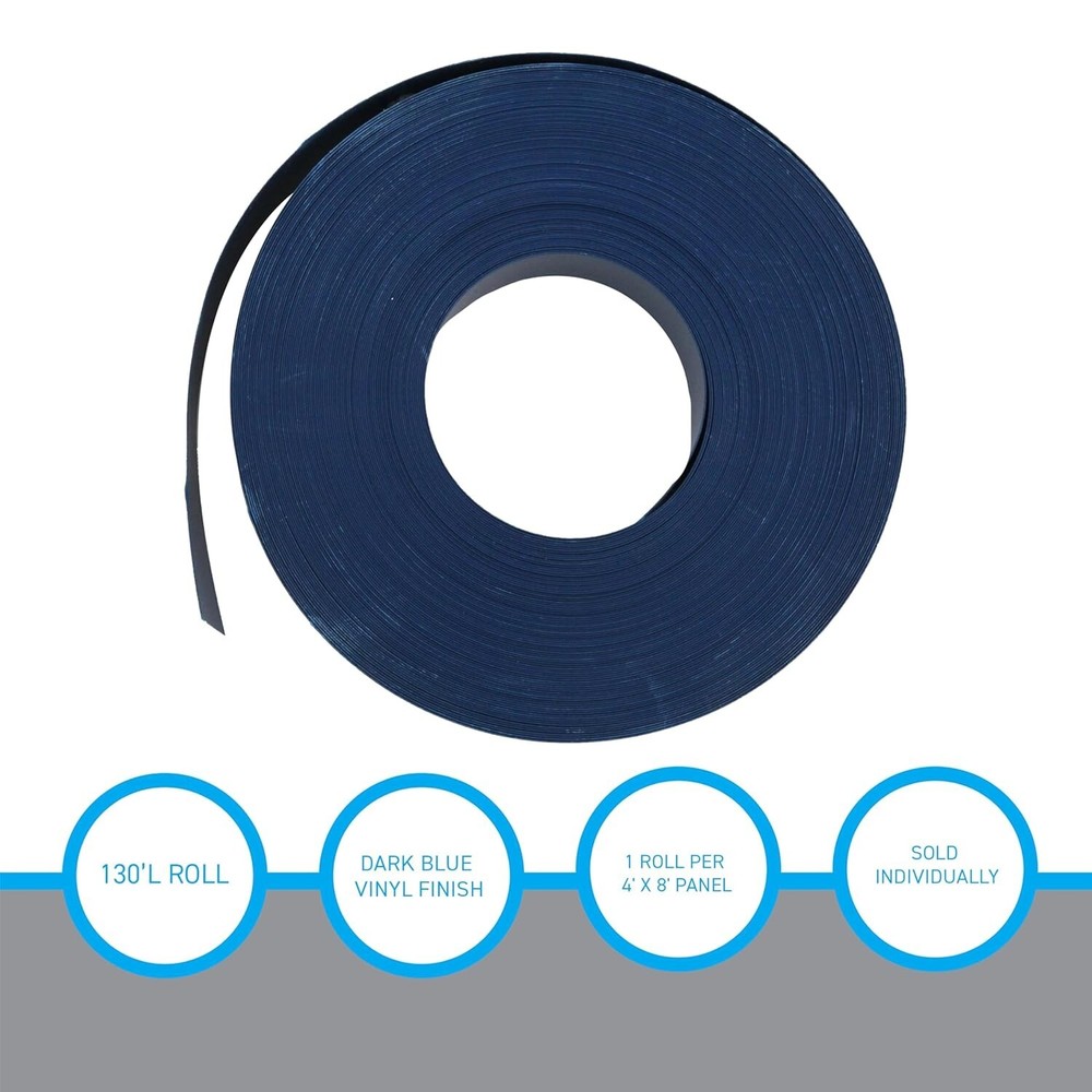 Vinyl Inserts Slatwall Panel Blue Shelving Display 130 ft 1 Roll Decorative