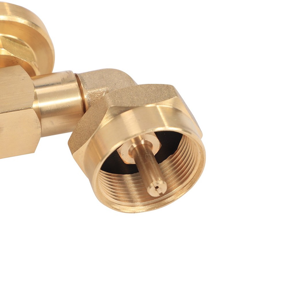 With Gauge & Control Valve for Propane Bottle Refill Adapter