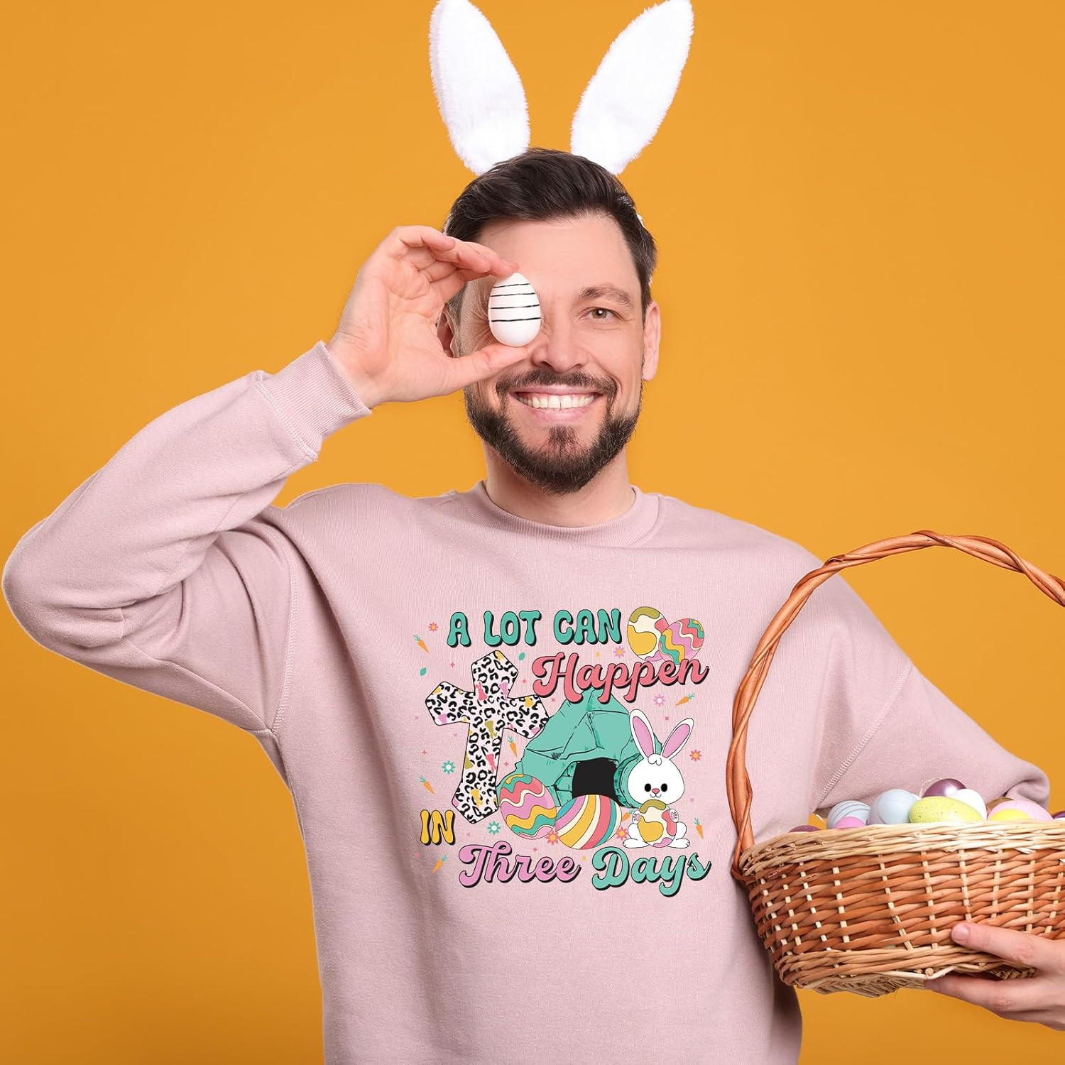 Dtf Transfers Ready to Press - 20 Pcs Easter Iron on Transfers for T-Shirts, Jes