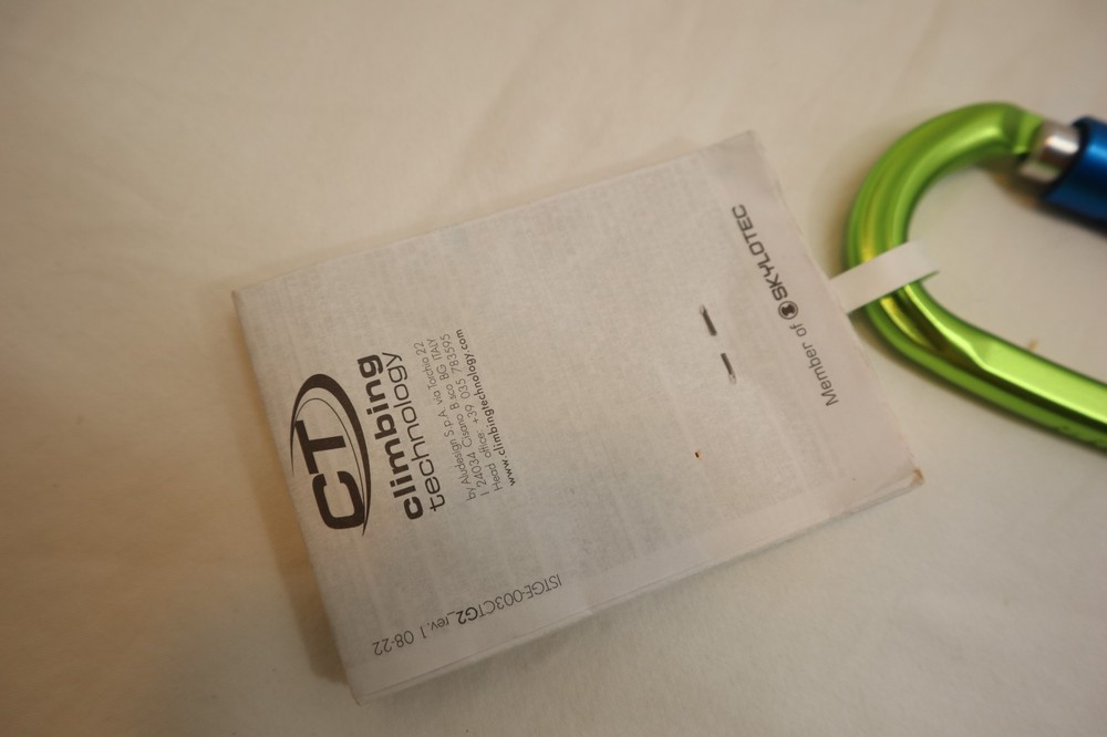 CT CLIMBING TECHNOLOGY CONNECTORS QUICKDRAWS - GREEN #2C446 **(NEW)**