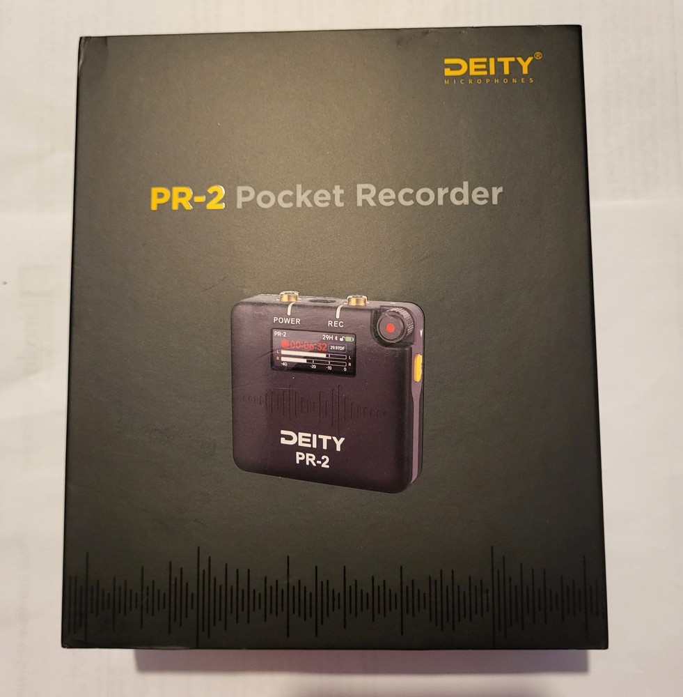 LAST ONE! Deity PR-2 32-Bit Float Recorder + W.Lav Pro Mic - Mint Open Box