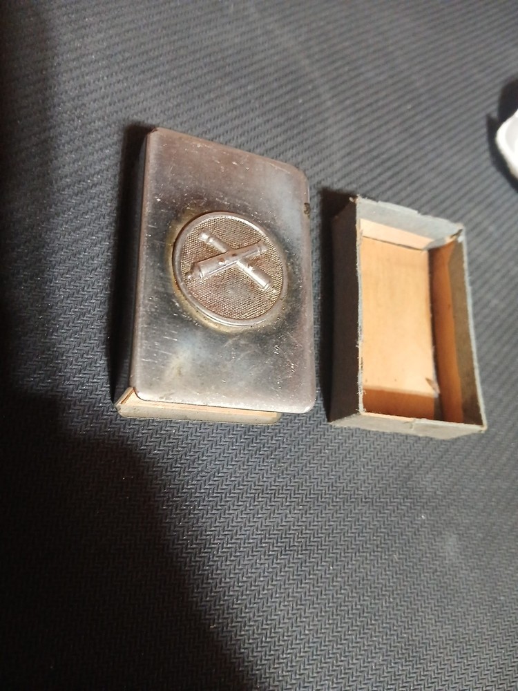 WW1 WW2 ARTILLERY MATCH BOX ORIGINAL