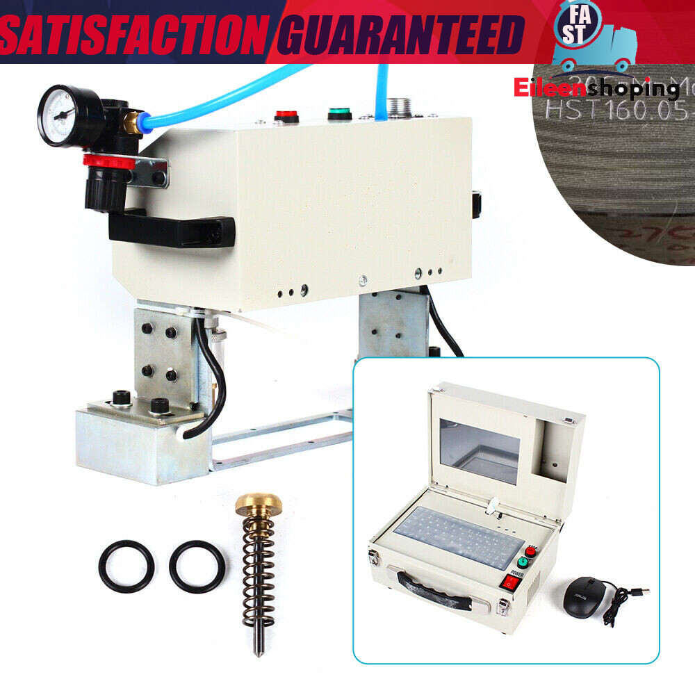 Pneumatic Dot Peen Marking Machine Chassis Number VIN Code Maker Engraving