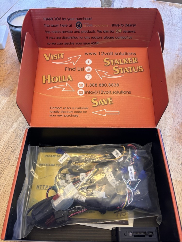 12 Volt Solutions Remote Start dodge Durango 2018-2025