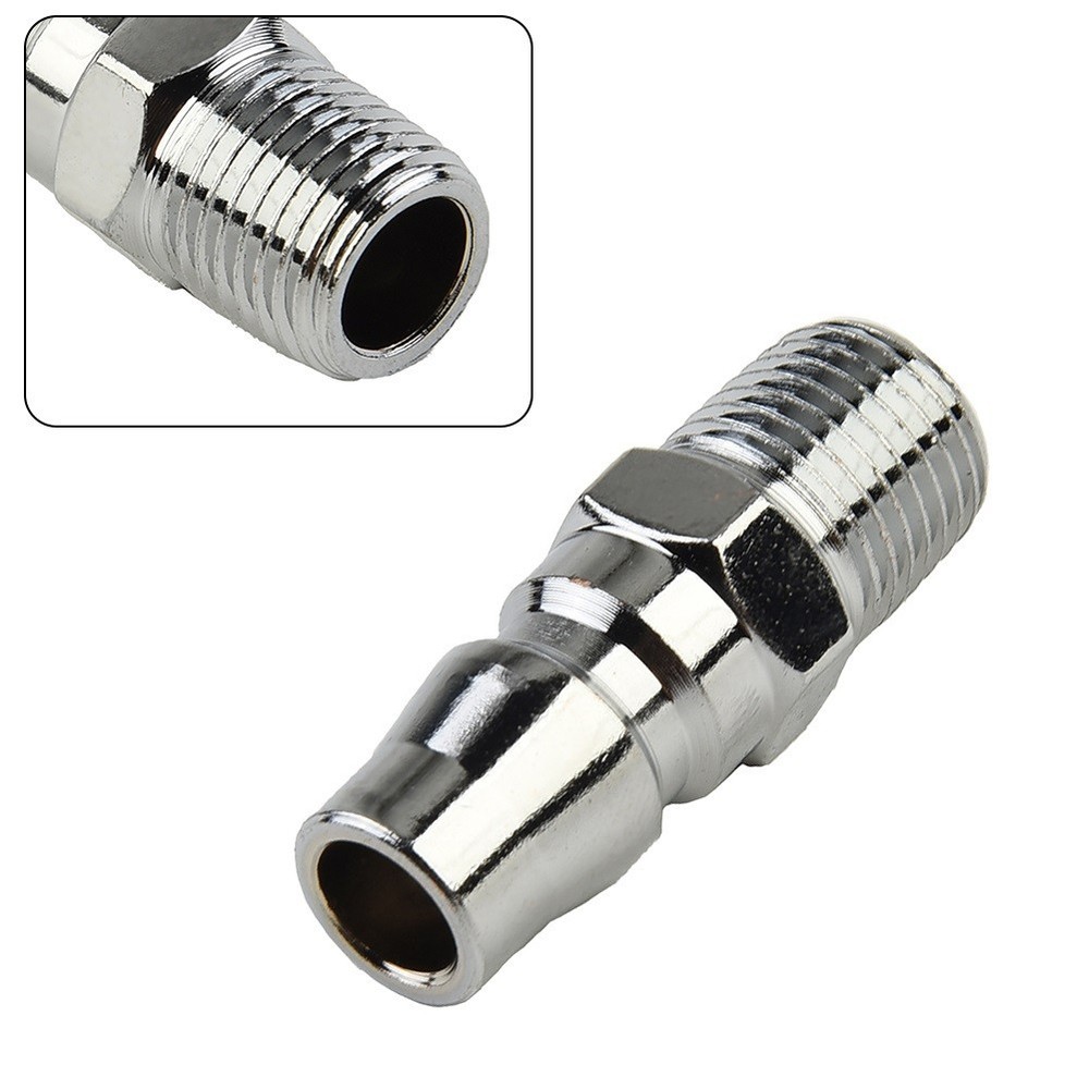 Thread Adapter Air Fitting Coupling Silver Thread (20PM) W:15 H:15 L:50