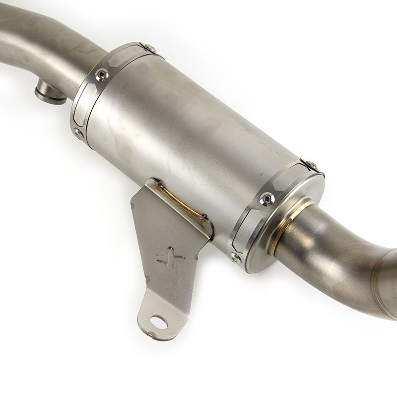 YZF R7 2021-2025 For Yamaha Whole System Exhaust Header Pipe Muffler Tips Black