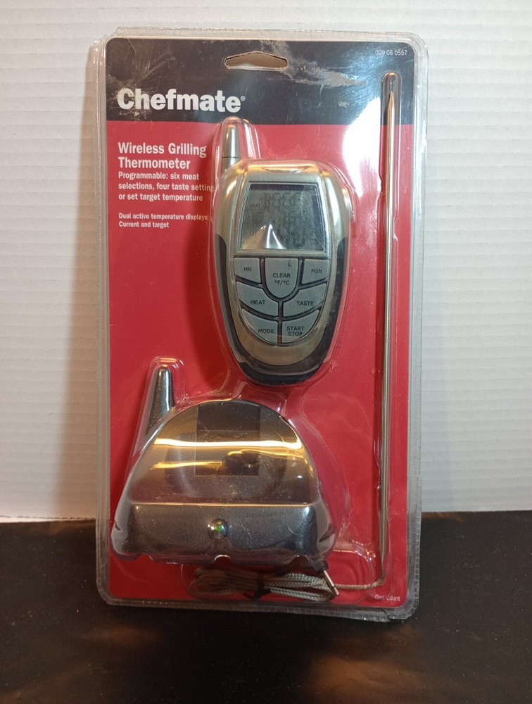 Chefmate Wireless Grilling Thermometer - Programmable