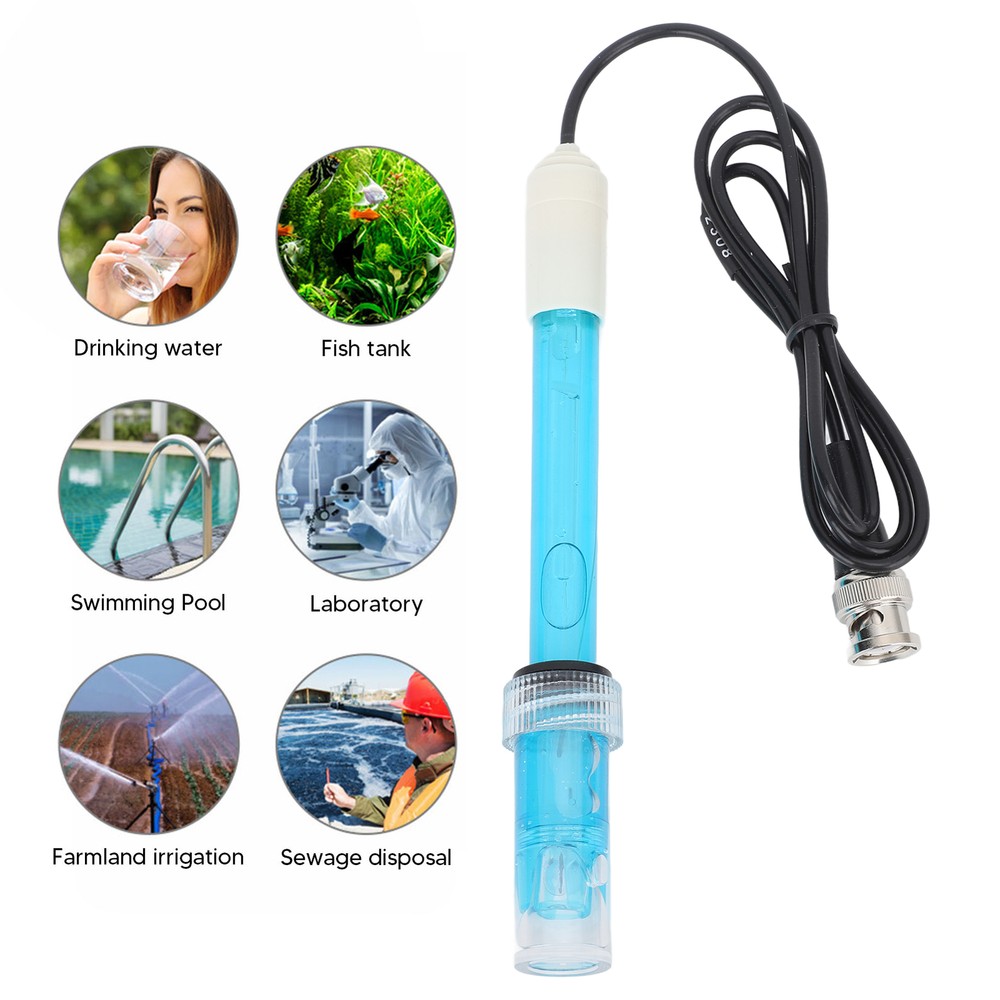 PH Electrode Water PH Meter Probe Sensor PH-Tester Electrode With BNC Connector