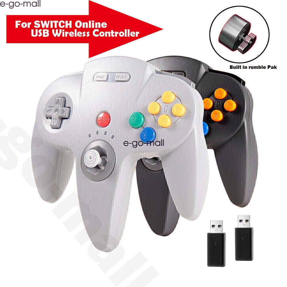 Wireless N64 Controller for Nintendo Switch Online Steam MAC Window Raspberry Pi