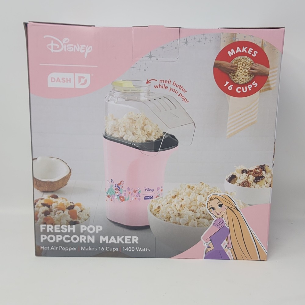 Disney Dash Princess Fresh Pop Popcorn Maker. ~New Fast Ship~